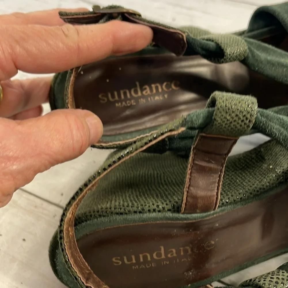 Sundance Forest Green Suede and 